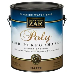 ZAR Matte Clear Water-Based Polyurethane 1 gal. (Pack of 2)
