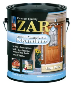 ZAR Matte Clear Water-Based Polyurethane 1 gal. (Pack of 2)