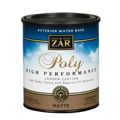 ZAR Matte Clear Water-Based Polyurethane 1 qt. (Pack of 4)
