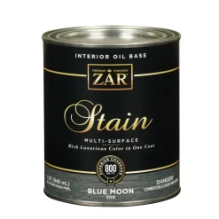 ZAR Semi-Transparent Blue Moon Oil-Based Wood Stain 1 qt. (Pack of 4)