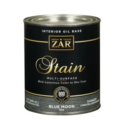 ZAR Semi-Transparent Blue Moon Oil-Based Wood Stain 1 qt. (Pack of 4)