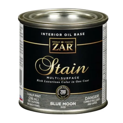 ZAR Semi-Transparent Blue Moon Oil-Based Wood Stain 8 oz. (Pack of 6)