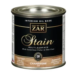 ZAR Semi-Transparent Champagne Oil-Based Wood Stain 8 oz. (Pack of 6)