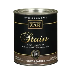 ZAR Semi-Transparent Oiled Leather Oil-Based Wood Stain 1 qt. (Pack of 4)