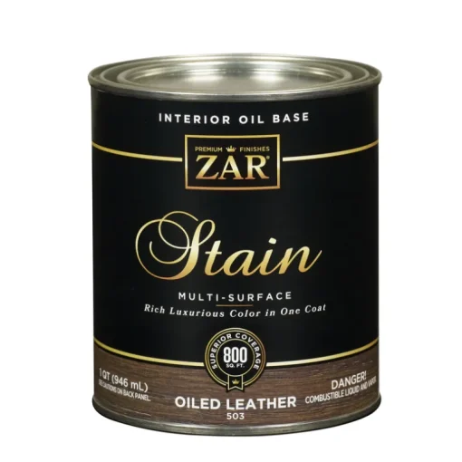 ZAR Semi-Transparent Oiled Leather Oil-Based Wood Stain 1 qt. (Pack of 4)