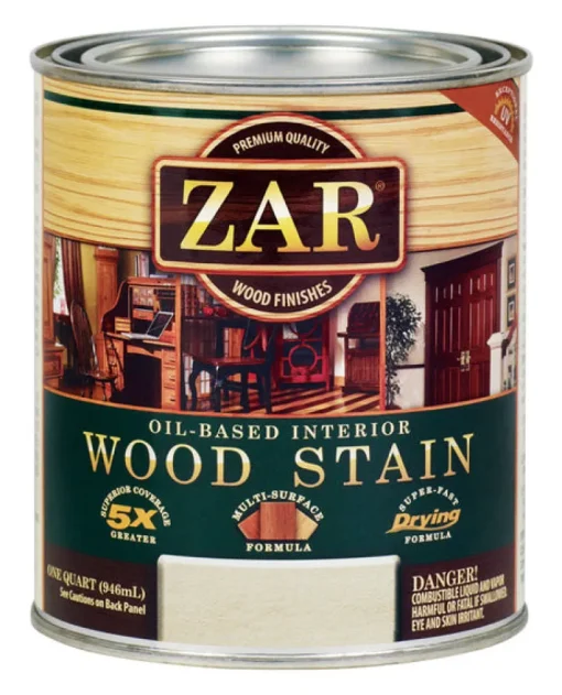 ZAR Semi-Transparent Tint Base Oil-Based Wood Stain 1 qt. (Pack of 4)