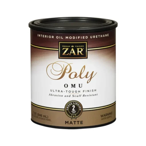 Zar Ultra Max Matte Clear Polyurethane 1 Qt.