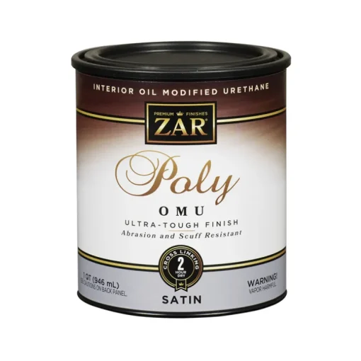 Zar Ultra Max Satin Clear Polyurethane 1 Qt.