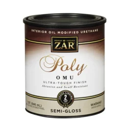 Zar Ultra Max Semi-Gloss Clear Polyurethane 1 Qt.