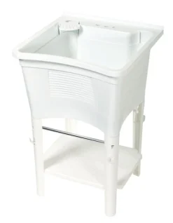 Zenith 24 in. W x 24 in. D Single Composite Laundry Tub