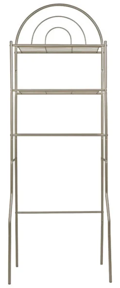 Zenith Products Nickel Silver Steel Bathroom Spacesaver