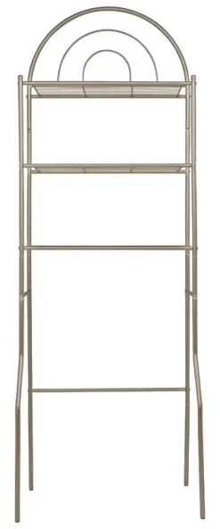 Zenith Products Nickel Silver Steel Bathroom Spacesaver