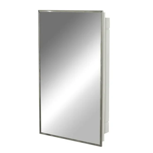 Zenna Home 26.13 in. H X 16.13 in. W X 4-1/2 in. D Rectangle Medicine Cabinet