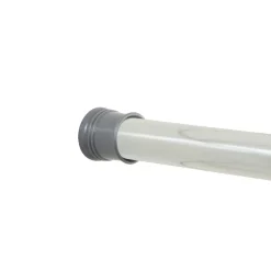 Zenna Home Chrome Silver Tension Rod 51 in. L X 86 in. L