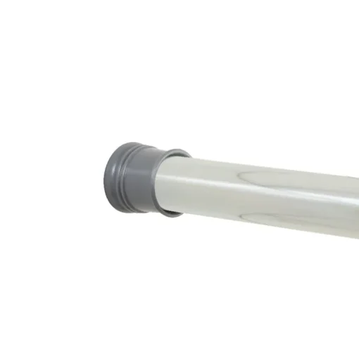 Zenna Home Chrome Silver Tension Rod 51 in. L X 86 in. L