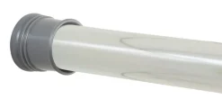 Zenna Home Chrome Silver Tension Rod 51 in. L X 86 in. L