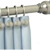 Zenna Home NeverRust Shower Curtain Rod 72 in. L Silver