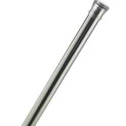Zenna Home Shower Curtain Rod 72 in. L Silver