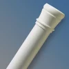 Zenna Home Shower Tension Rod 60 in. L White