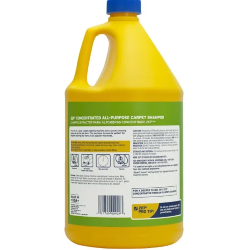 Zep Commercial Pleasant Scent Carpet Shampoo 128 oz. Liquid Concentrated (Pack of 4)