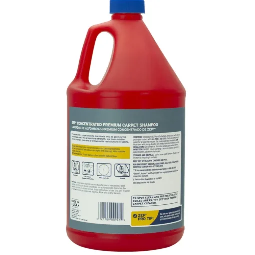 Zep Commercial Pleasant Scent Carpet Shampoo 128 oz. Liquid (Pack of 4)
