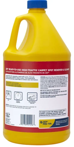 Zep Commercial Zuhtc128 1 Gallon High Traffic Carpet Cleaner