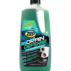 Zep Drain Care Enzyme-Based Formula Liquid Build-Up Remover 64 oz. (Pack of 8)
