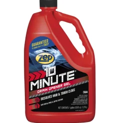 Zep Liquid Drain Cleaner Fast Acting Hair Clog Remover 1 gal. (Pack of 4)