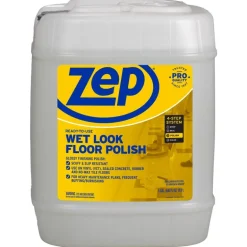 Zep Wet-Look No Scent Floor Finish Liquid 5 gal