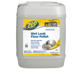 Zep Wet-Look No Scent Floor Finish Liquid 5 gal