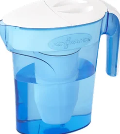 ZeroWater Ready-Pour 7 cups Blue Water Filtration Pitcher