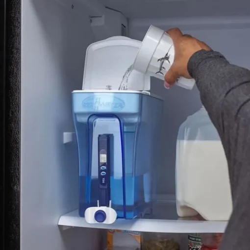 ZeroWater Ready-Pour 30 cups Blue Water Filtration Dispenser
