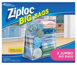 Ziploc Big Bags 32.4 in. H x 24 in. W x 24 in. D Storage Bag (Pack of 4)