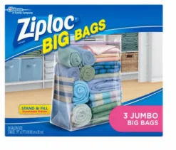 Ziploc Big Bags 32.4 in. H x 24 in. W x 24 in. D Storage Bag (Pack of 4)