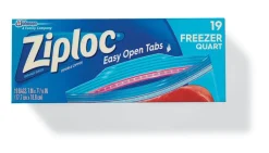 Ziploc Freezer Bag 19 pk Clear (Pack of 12)
