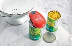 Zyliss EasiCan Red Plastic Electric Can Opener